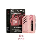 一次性電子煙 SP2 MAX｜1200口｜3%濃度｜500 mAh 可充電｜磁吸防漏｜顏色-粉色