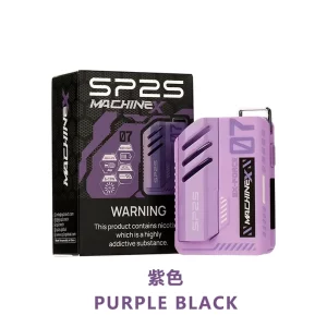 一次性電子煙 SP2 MAX｜1200口｜3%濃度｜500 mAh 可充電｜磁吸防漏｜顏色-紫色